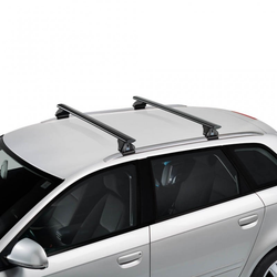 Barras de Techo Aluminio Negro CRUZ Airo FIX Dark para Jaecoo 5 5p (2025-) | Railing Integrado