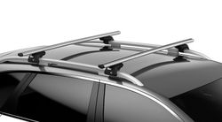 Barras Thule Aluminio SmartRack XT 135cm para coches con barras longitudinales