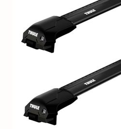 Barras Thule Raised Rail Edge negra para Barras WingBar Evo Sandero Stepway (III - railing) (2020-->)