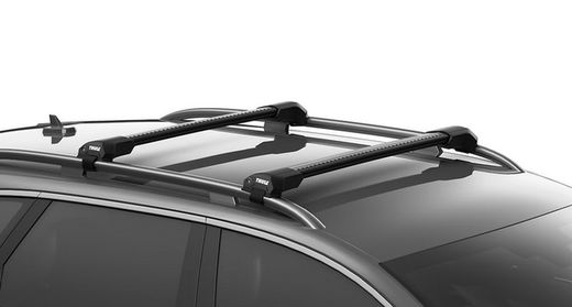 Barras Thule Raised Rail Edge negra para Clase E familiar 09>15 (W212)
