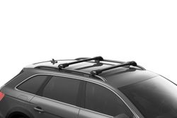 Barras Thule Raised Rail Edge negra para Sandero Stepway I 09>12