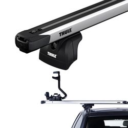 Barras thule Slidebar TOYOTA RAV 4 5p SUV con railing integrado 2019>>