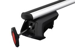 Barras Thule Aluminio SmartRack XT 118 cm para coches con barras longitudinales