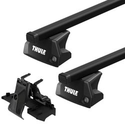 Barras Thule SquareBar Evo para Outlander 2022 > con railing
