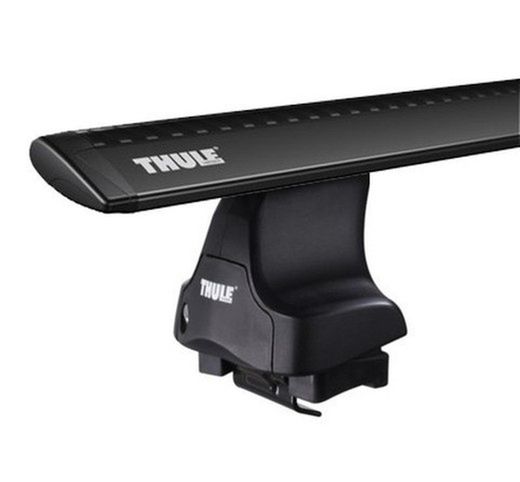 Barras WingBar 754 para negras Fiat 500 L 2012>