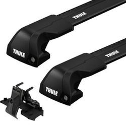 Barras WingBar Edge negras para Q8/SQ8 e-tron 23> con railing