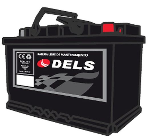 Bateria Dels AGM 60AH + Derecha