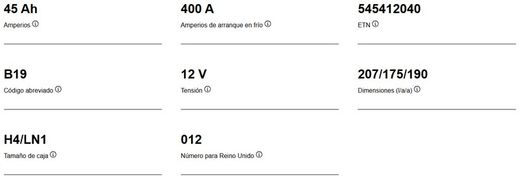 Batería Varta Blue Dynamic 45 Ah – 400A (B19)