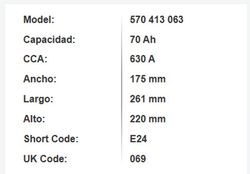 Batería Varta Blue Dynamic 60 Ah – 630A (E24)
