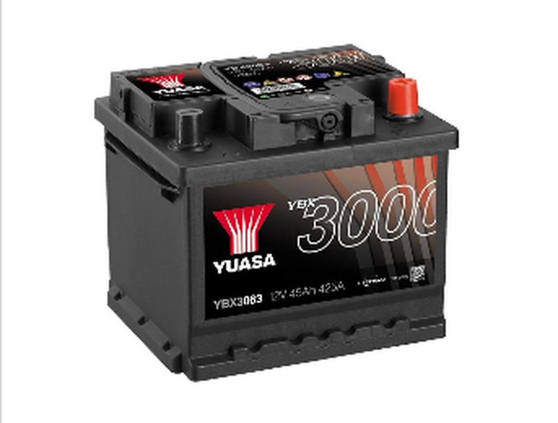 Bateria marca Yuasa 45 Ah + Derecha para la mayoria de coches