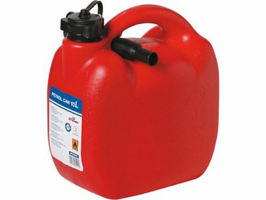Bidón de gasolina 10 Ltrs. plastico