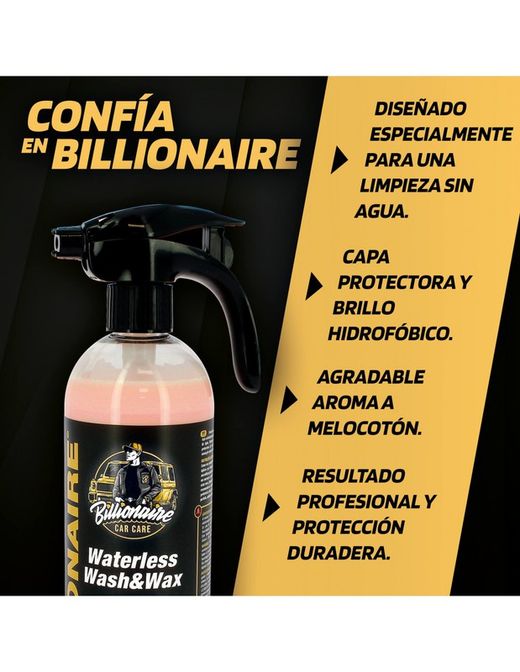 Billionaire Lavado seco Waterless Wash&Wax 750ml
