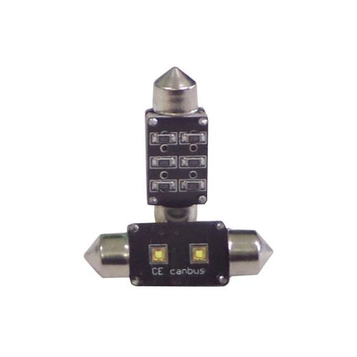Bombilla palafón LEDs 36 mm CanBus 6W.