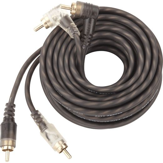 Cable RCA de 5,0 m con hilos trenzados Ground Zero