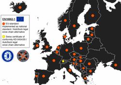 Cadenas de nieve Autosock AL79 textiles
