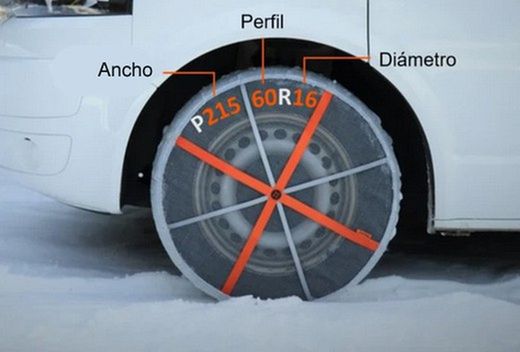 Cadenas de nieve AutoSock 540