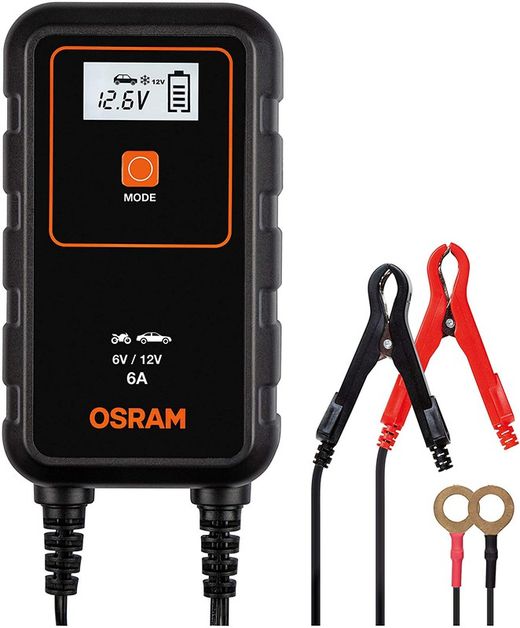 Cargador inteligente de baterías OSRAM 6 Amp 6-12V OEBCS906