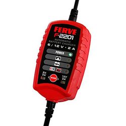 Cargadores bateria moto automaticos Ferve F2201