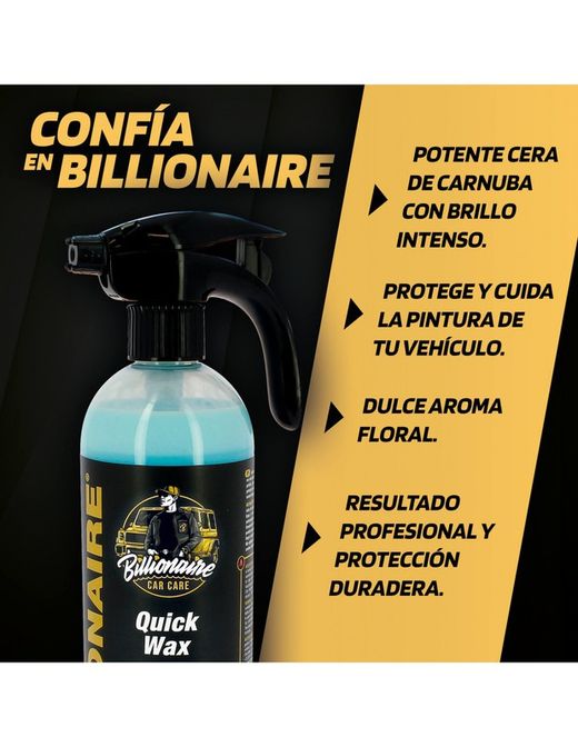 Cera Rápida Enriquecida  Billionaire Quick Wax