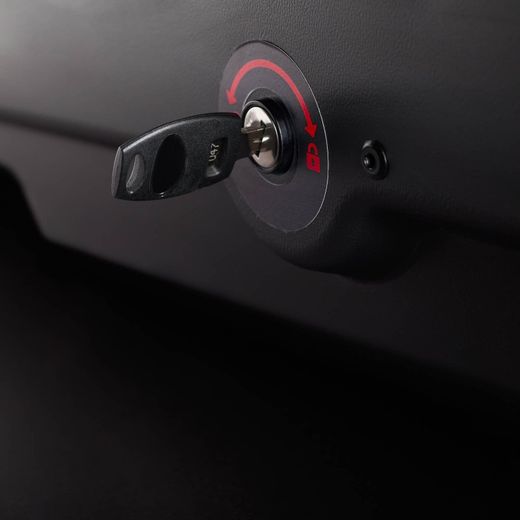 Cofre Cruz Paddock ELITE 400N Negro / 400GT Gris