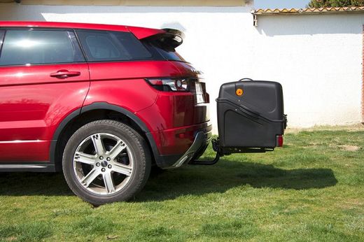 Cofre para bola TOWBOX Classic V1 Negro (abierto)