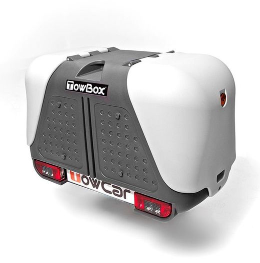 Cofre para bola TOWBOX V2  Gris 390 Ltrs.
