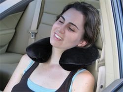 Cojin anatómico hinchable para cuello