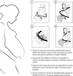 Cojin Cinturon para Embarazadas
