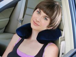 Cojin de cuello con espuma flexible