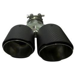 Cola escape doble en Carbono BTR03 lado Izquierdo