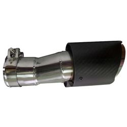 Cola escape doble en Carbono BTR03 lado Izquierdo