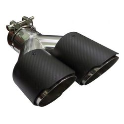 Cola escape doble en Carbono BTR03 lado Izquierdo