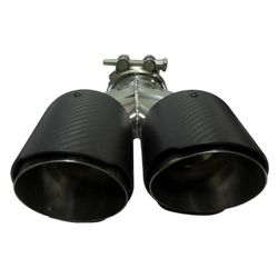 Cola escape doble en Carbono BTR04 lado derecho