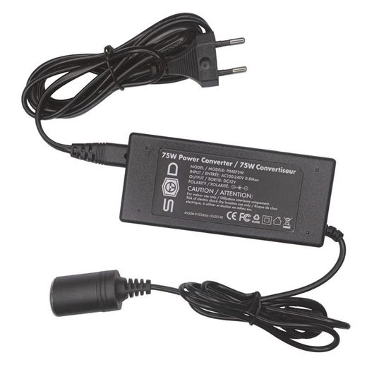 Convertidor de corriente de 220v > 12v  75w.