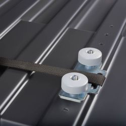 Cofre CRUZ Paddock 400N negro brillo / 400GM Gris mate