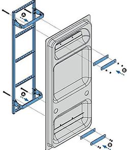 Escalera Fija EF-120 120 cm Cruz 941-060