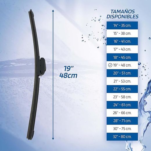 Escobilla Limpiaparabrisas Modelo "Aquan Ultra Flex"