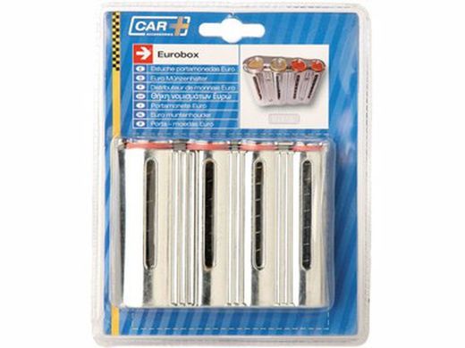 Estuche portamonedas metálico tipo taxista