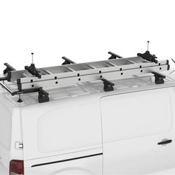 Fijación para escaleras con antirrobo marca Cruz