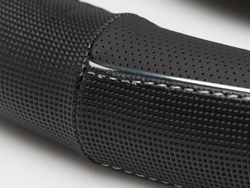 Funda de volante color line negro
