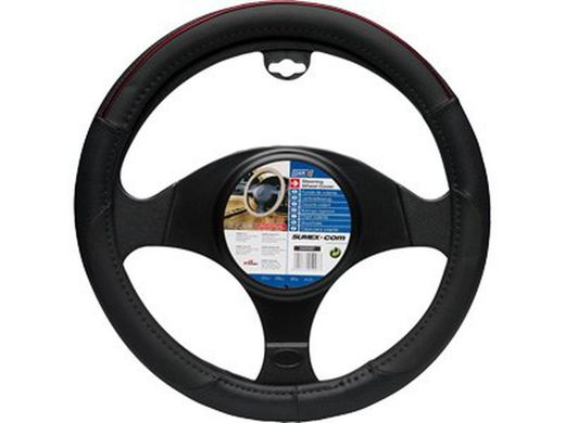 Funda de volante color line rojo