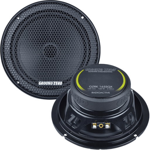 GZRC 165.2SQX-IV | Sistema de Altavoces Componentes 2 Vías SQ | 6.5" / 165mm | 120W RMS