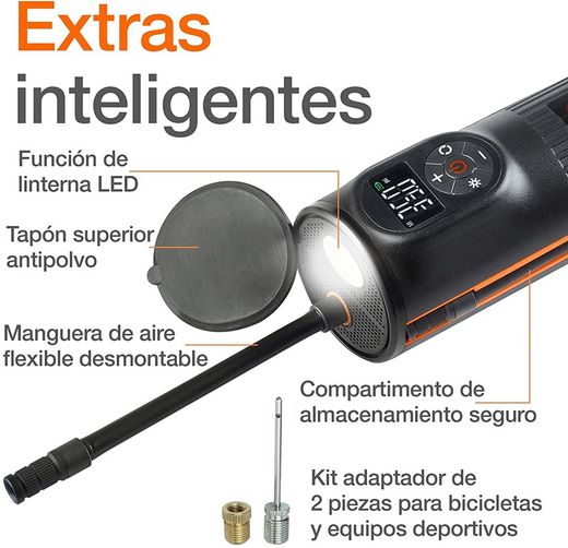 Inflador neumáticos OSRAM compacto recargable OTIR2000