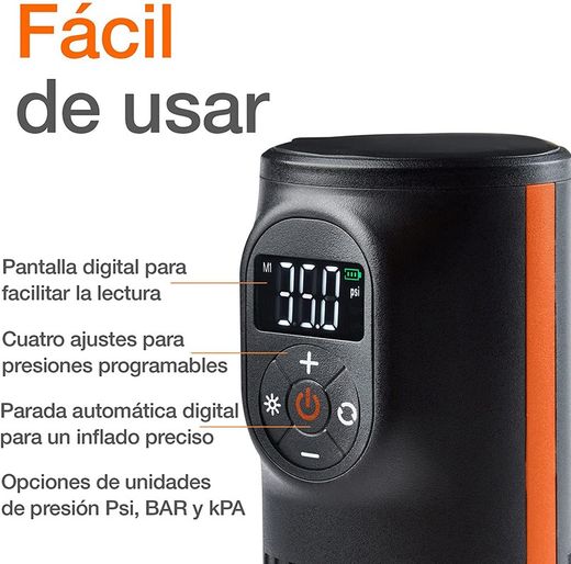 Inflador neumáticos OSRAM compacto recargable OTIR2000