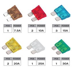 Juego de 10 fusibles standar variados