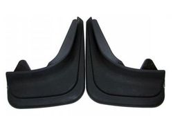 Juego de 2 guardabarros universales Elegant en goma negra