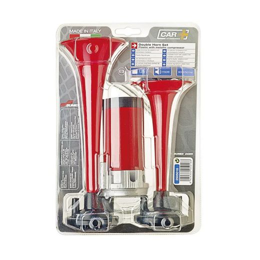 Juego de bocinas plastico 2 trompetas