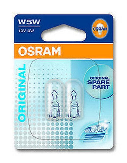 Juego de lamparas T10 (w5w) Osram recambio original