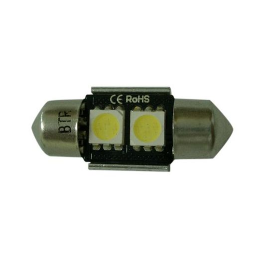 LED C5W 31 mm 3 Led Blancos con Can Bus