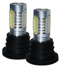 Juego de luces led estroboscopicas de policía blancos